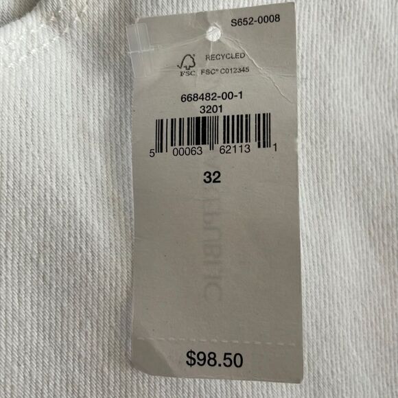 BANANA REPUBLIC High + Skinny Jean, White, Size 32 - Picture 7 of 13